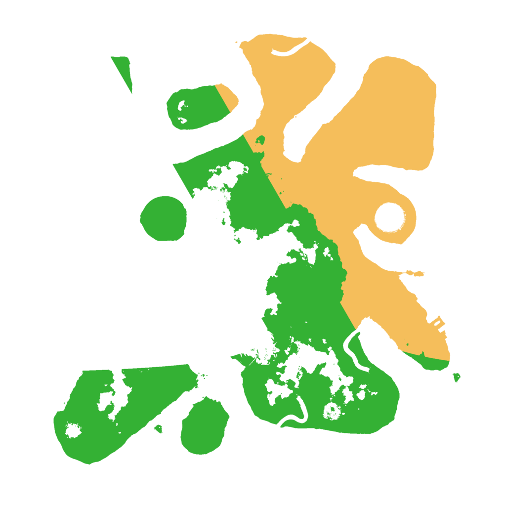 Biome Rust Map: Procedural Map, Size: 3000, Seed: 1042792632