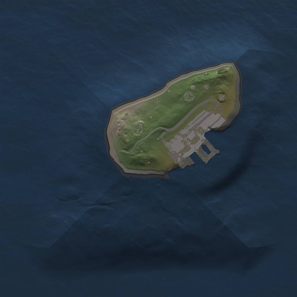 Rust Map: Procedural Map, Size: 1000, Seed: 57600, 4 Monuments