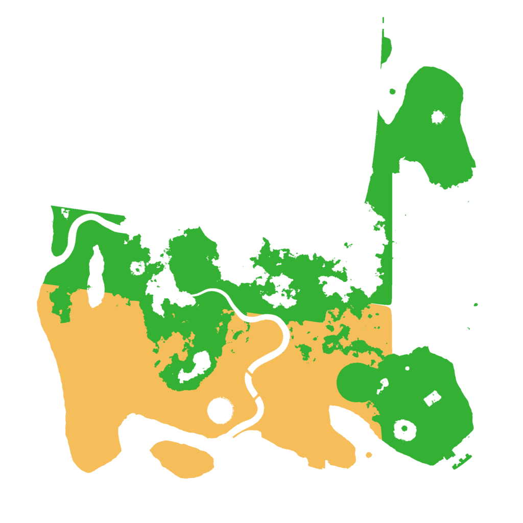 Biome Rust Map: Procedural Map, Size: 3550, Seed: 90676