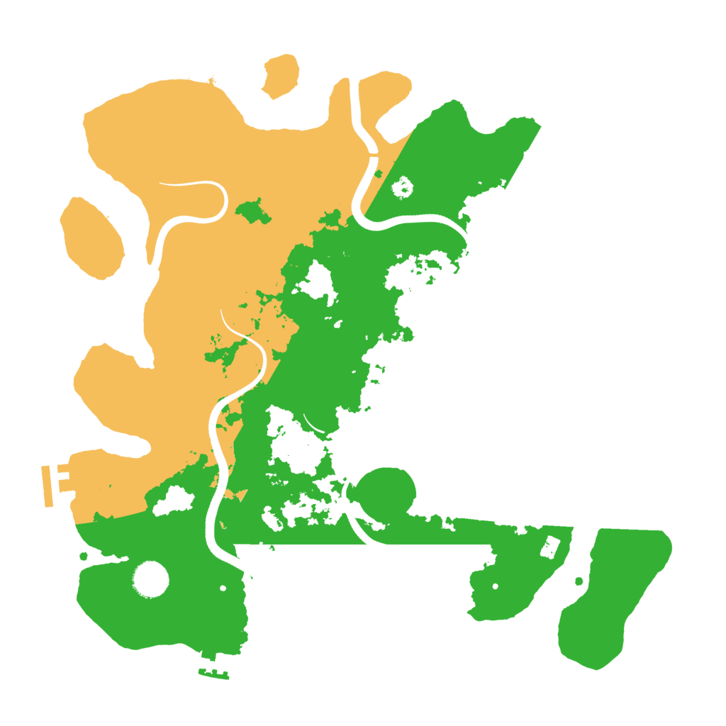 Biome Rust Map: Procedural Map, Size: 3550, Seed: 333582