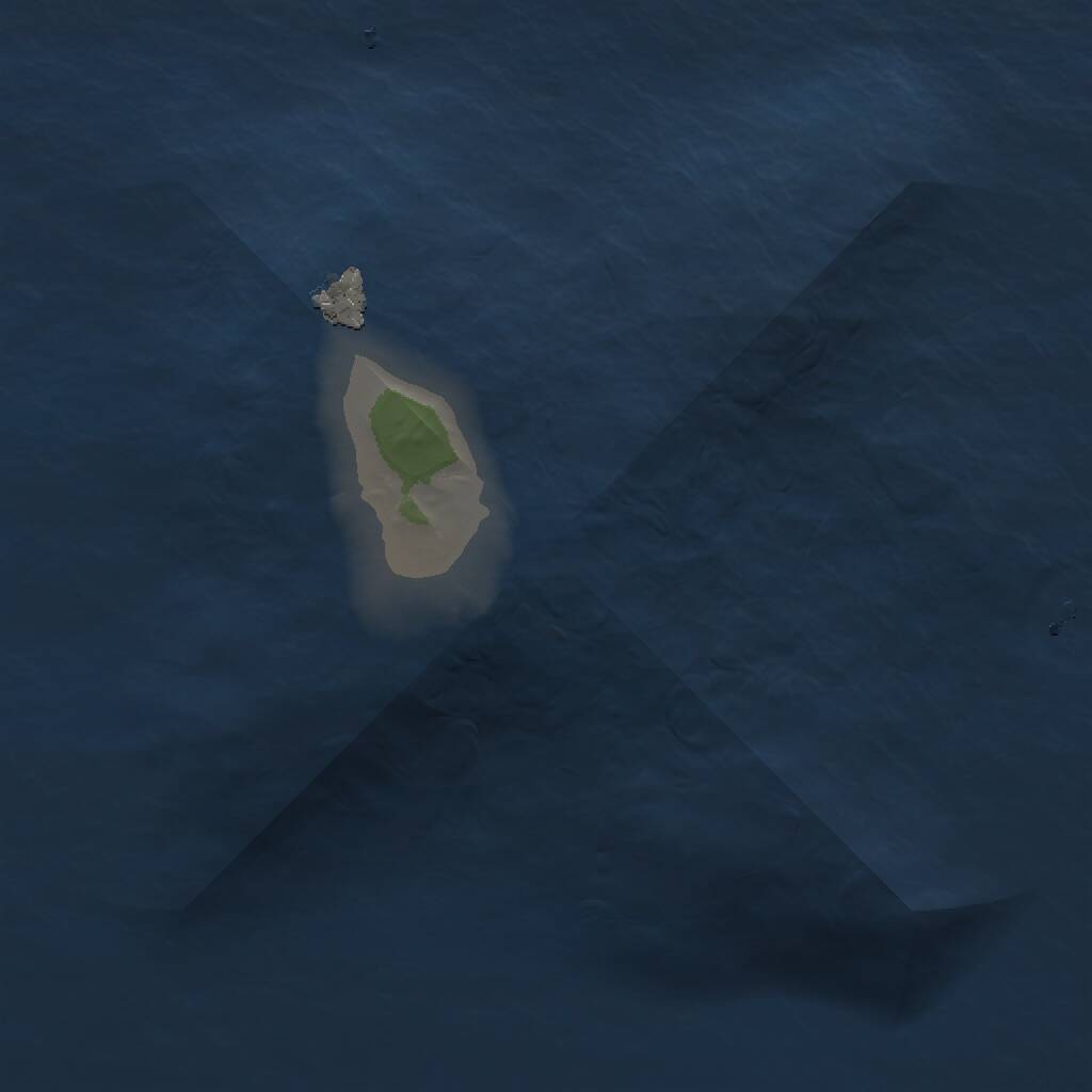 Rust Map: Procedural Map, Size: 1000, Seed: 650546633, 1 Monuments