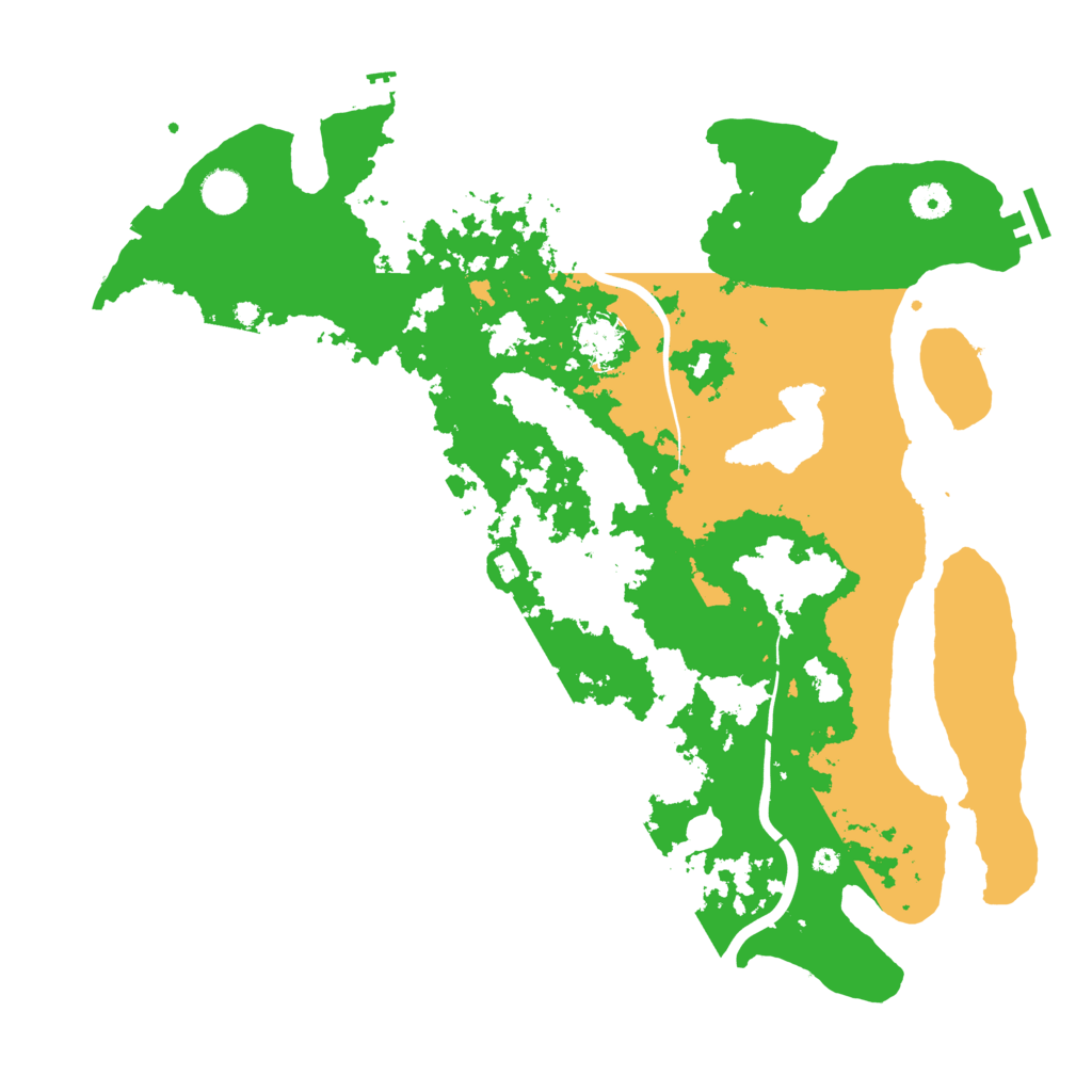 Biome Rust Map: Procedural Map, Size: 4250, Seed: 53310664