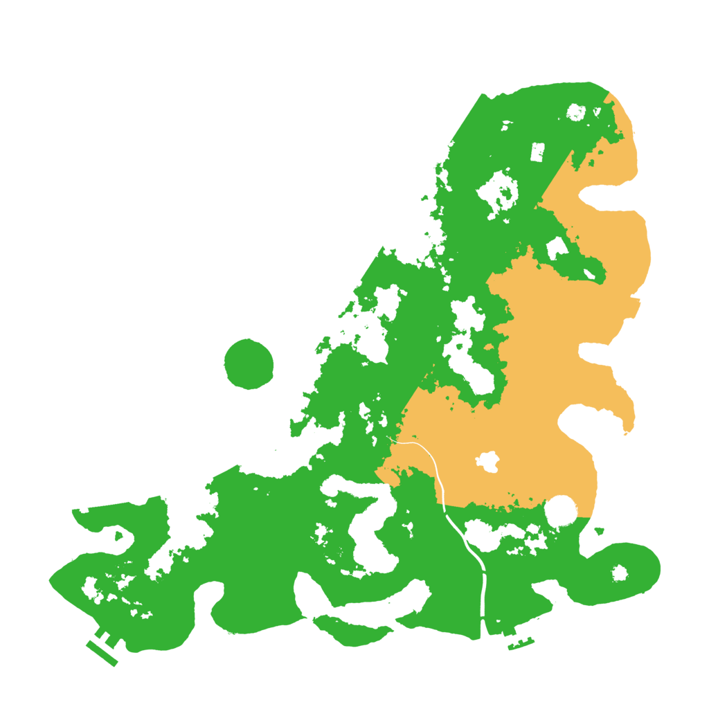 Biome Rust Map: Procedural Map, Size: 4000, Seed: 87449