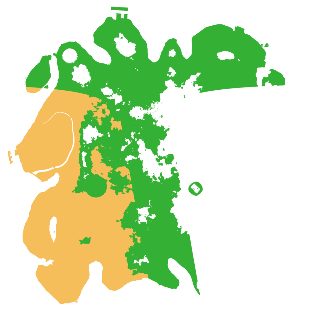 Biome Rust Map: Procedural Map, Size: 3852, Seed: 953592498