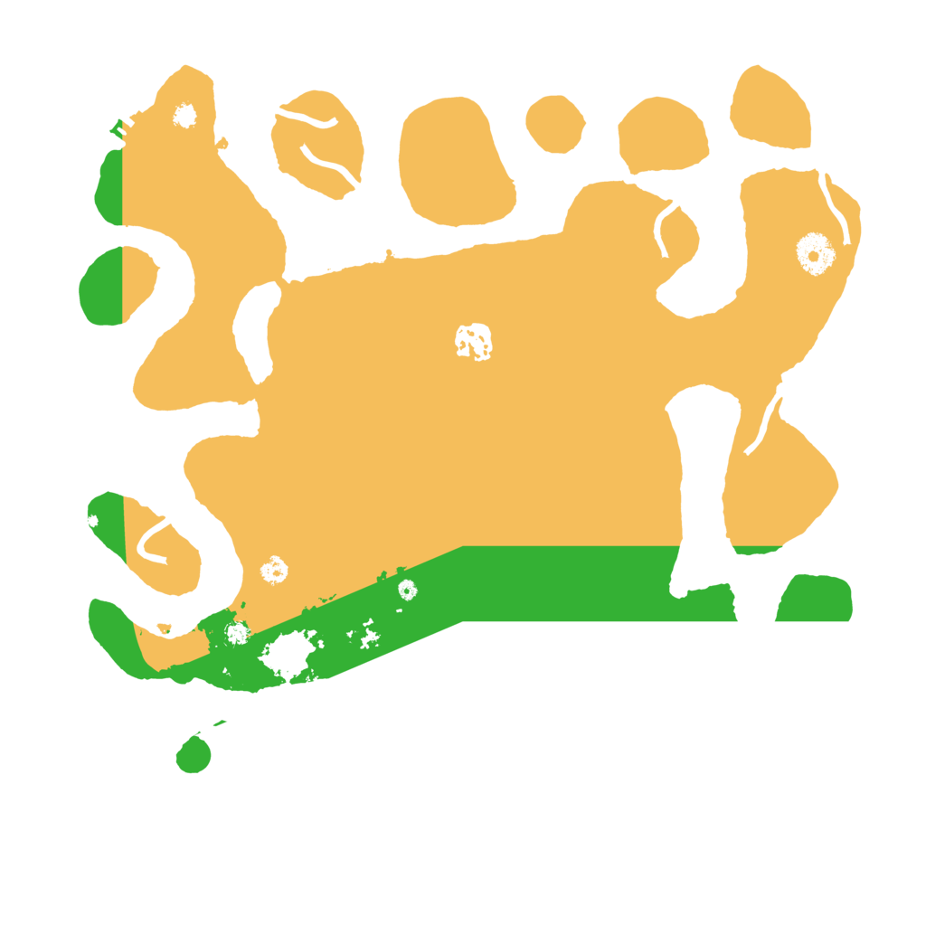 Biome Rust Map: Procedural Map, Size: 3550, Seed: 596007