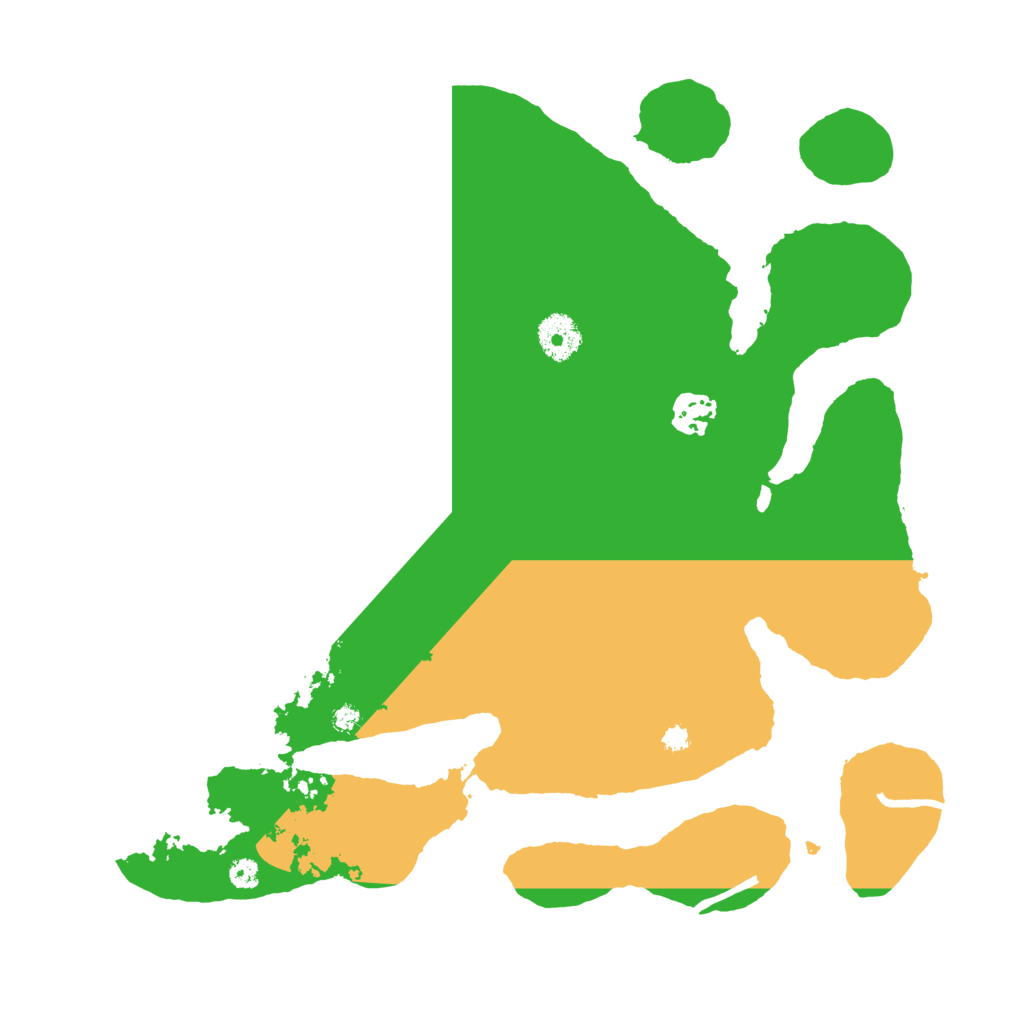 Biome Rust Map: Procedural Map, Size: 3500, Seed: 99669