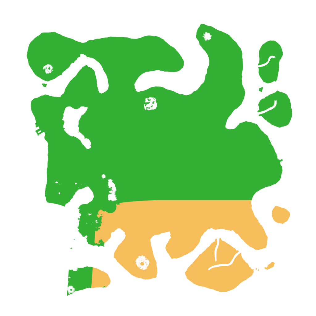Biome Rust Map: Procedural Map, Size: 3500, Seed: 471650901