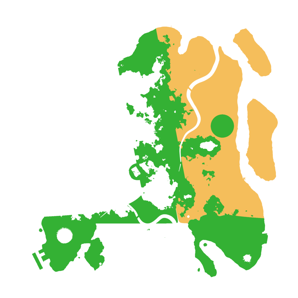 Biome Rust Map: Procedural Map, Size: 3400, Seed: 31812