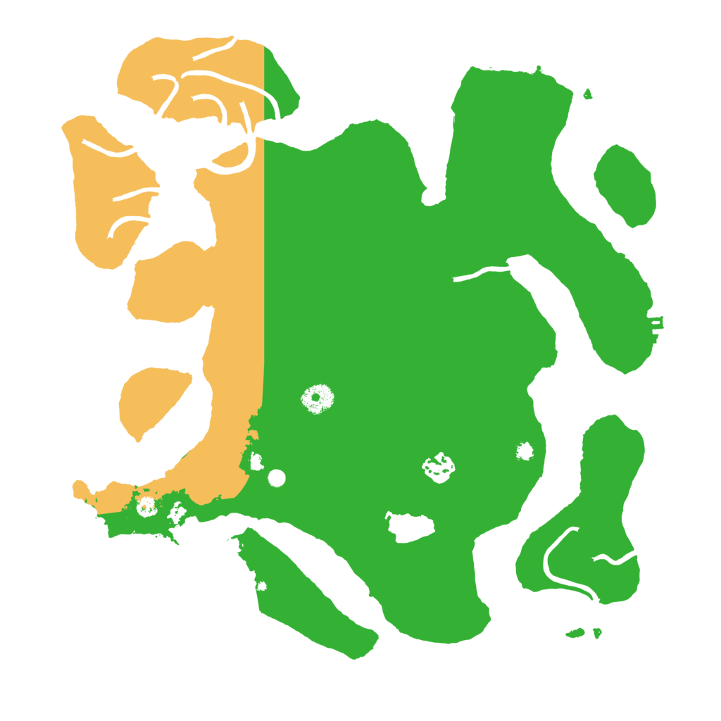 Biome Rust Map: Procedural Map, Size: 3600, Seed: 21812