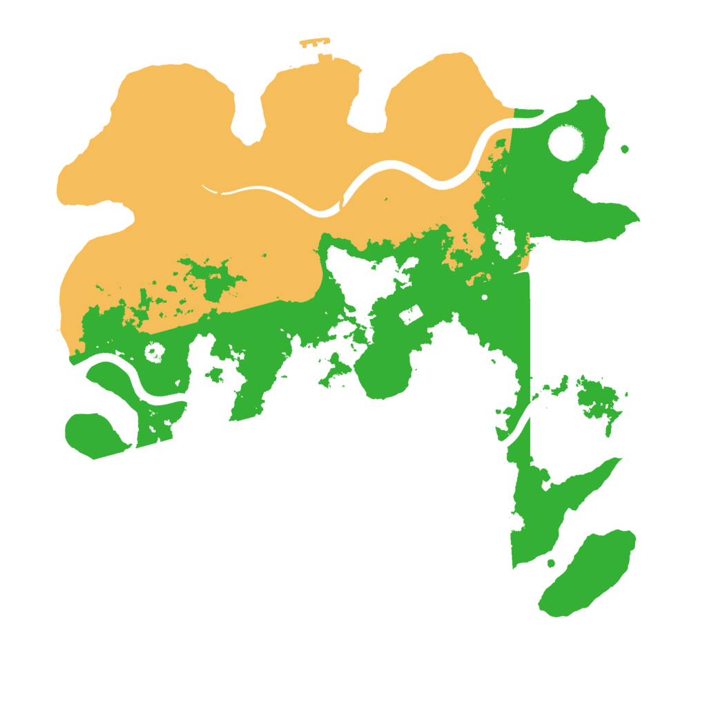 Biome Rust Map: Procedural Map, Size: 3550, Seed: 362426