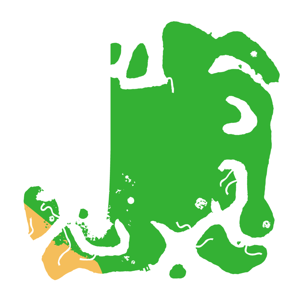 Biome Rust Map: Procedural Map, Size: 4000, Seed: 499545