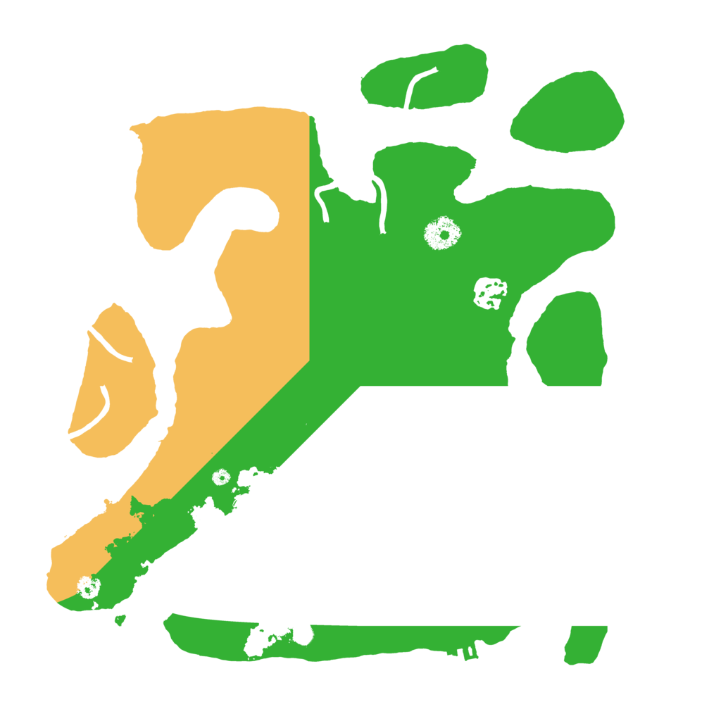 Biome Rust Map: Procedural Map, Size: 3200, Seed: 36178146