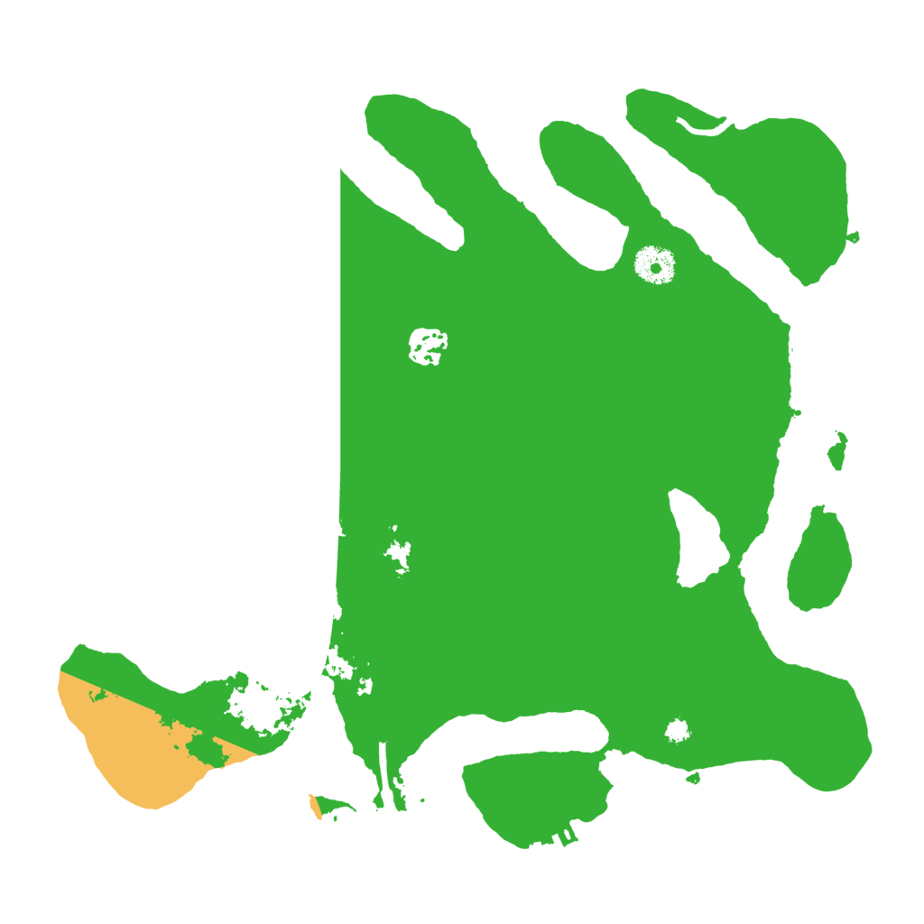 Biome Rust Map: Procedural Map, Size: 3500, Seed: 23856