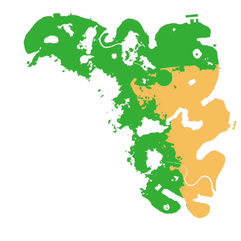 Biome Rust Map: Procedural Map, Size: 4000, Seed: 265864