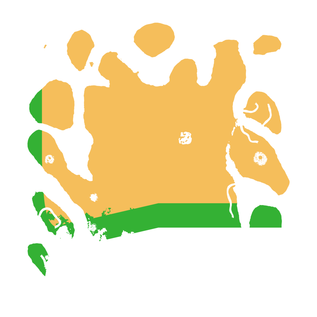 Biome Rust Map: Procedural Map, Size: 3550, Seed: 791943