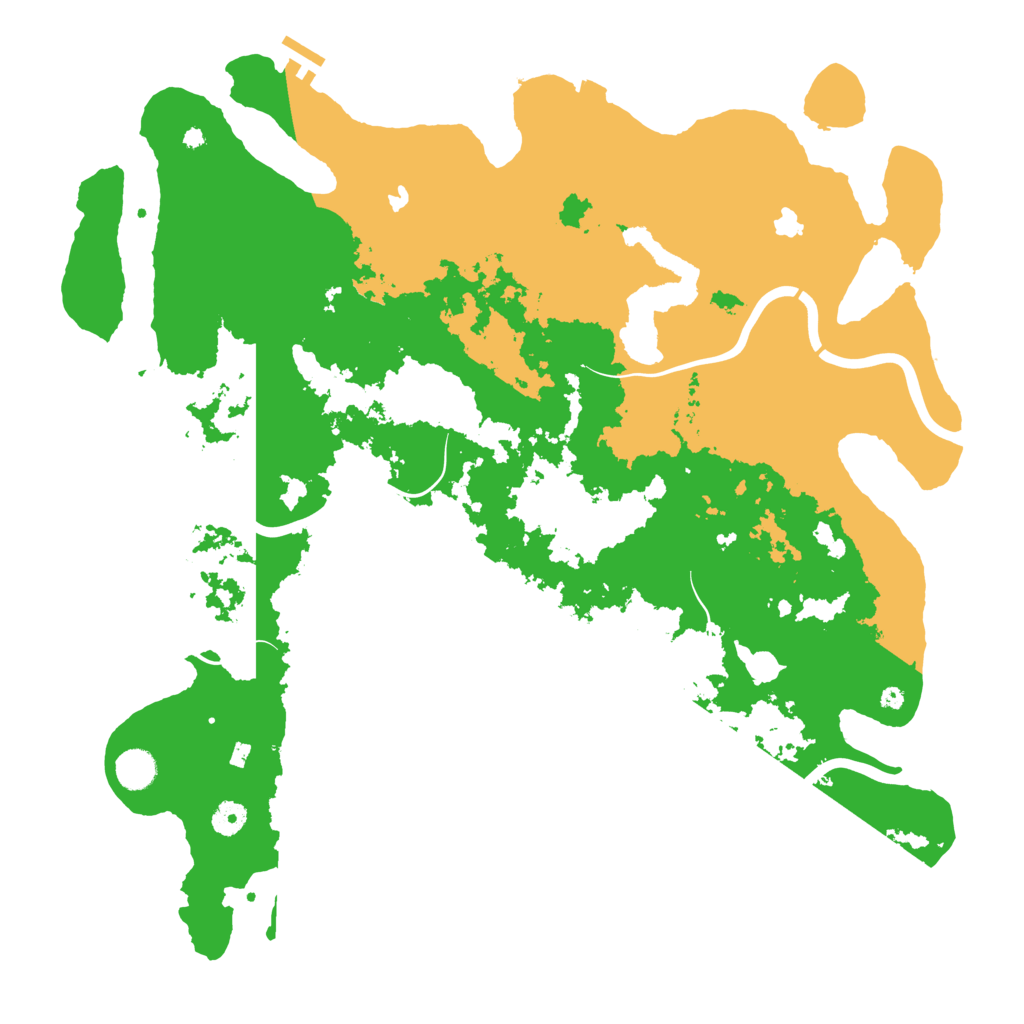 Biome Rust Map: Procedural Map, Size: 4500, Seed: 35265275
