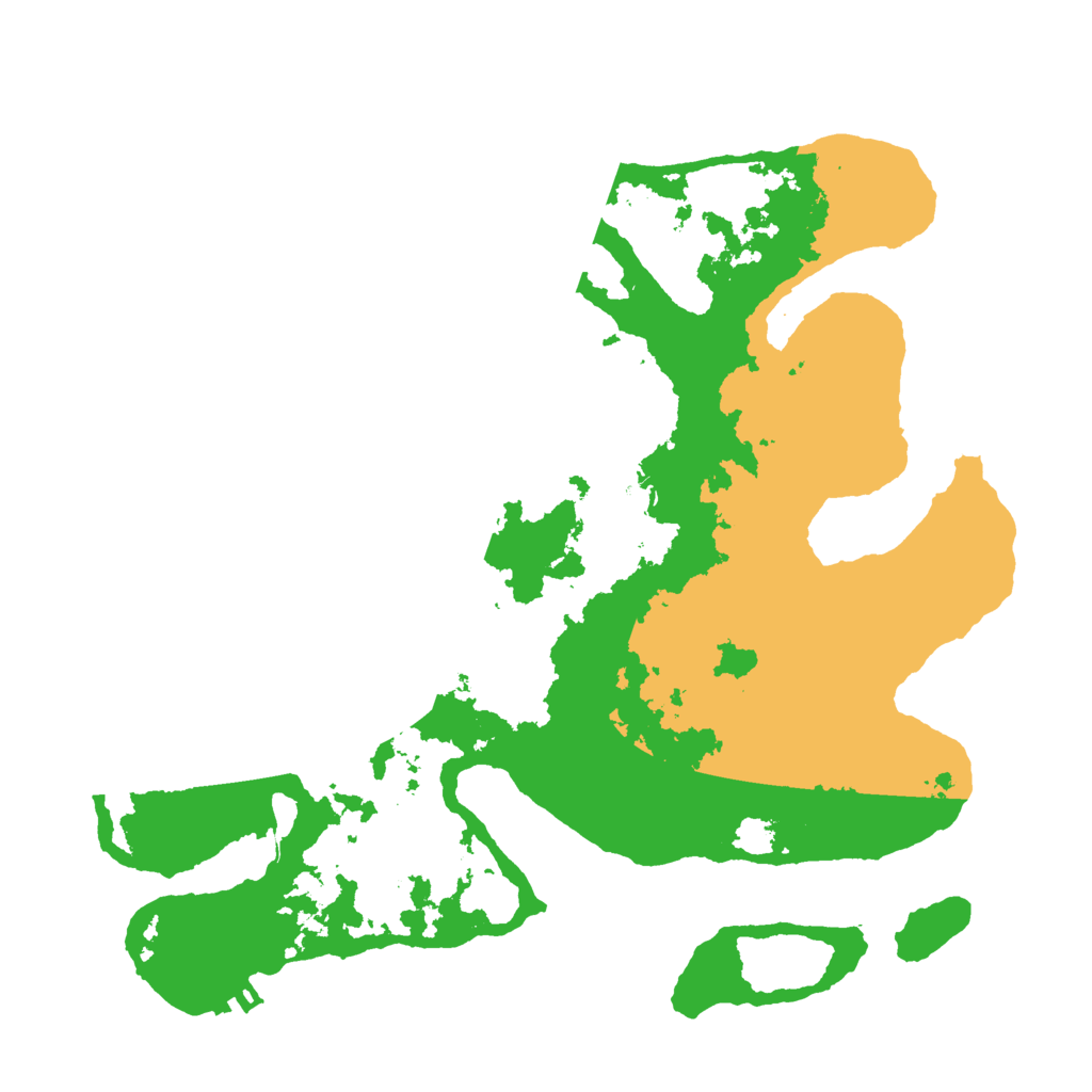 Biome Rust Map: Procedural Map, Size: 3000, Seed: 2343994