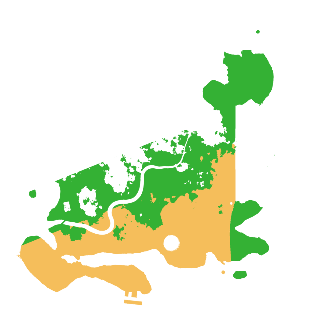 Biome Rust Map: Procedural Map, Size: 3500, Seed: 127554796