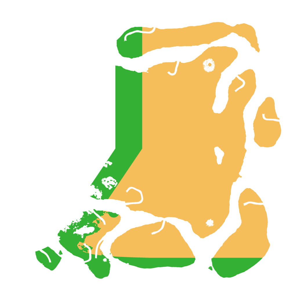 Biome Rust Map: Procedural Map, Size: 3550, Seed: 631492