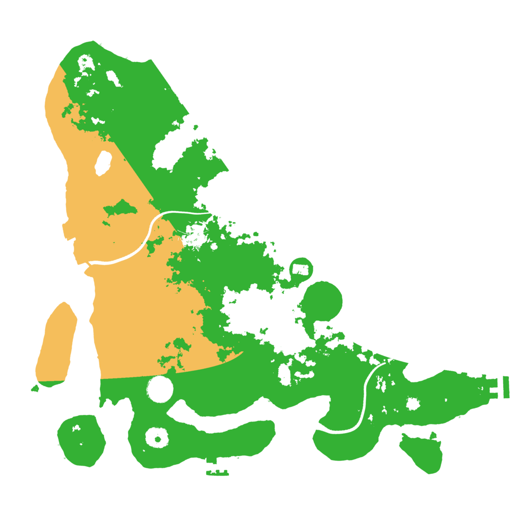Biome Rust Map: Procedural Map, Size: 3500, Seed: 779194781