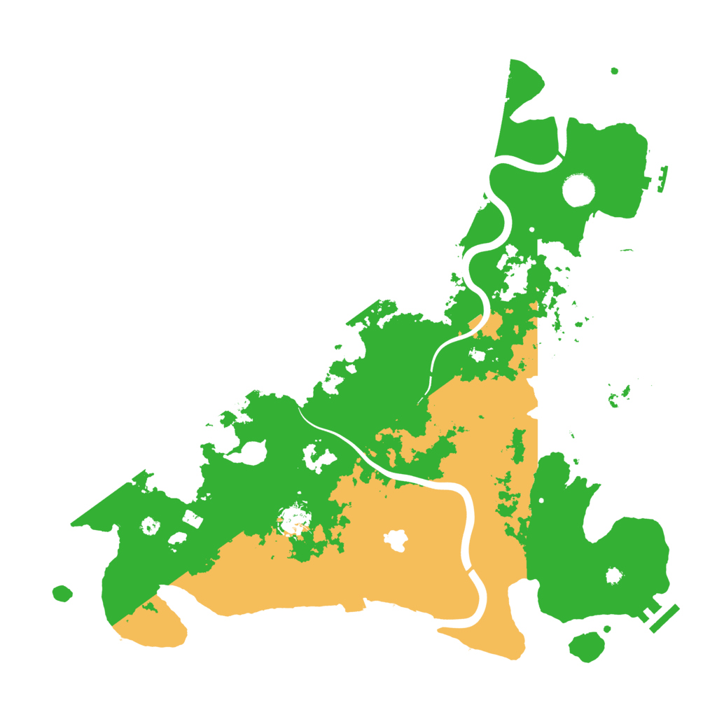 Biome Rust Map: Procedural Map, Size: 4000, Seed: 615795002