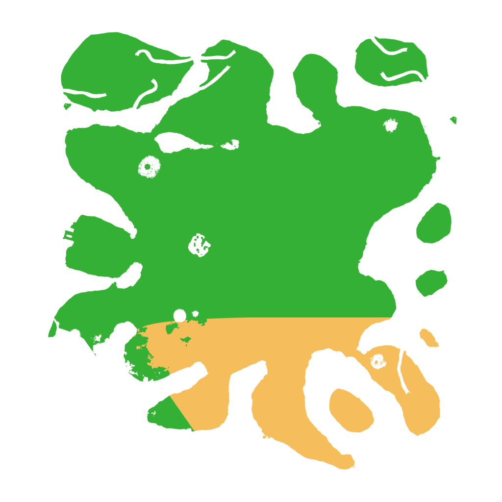 Biome Rust Map: Procedural Map, Size: 3500, Seed: 10865