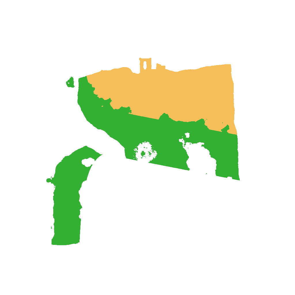 Biome Rust Map: Procedural Map, Size: 1500, Seed: 47