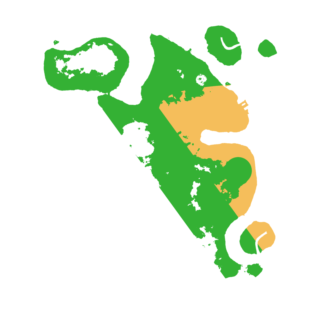 Biome Rust Map: Procedural Map, Size: 3000, Seed: 169889