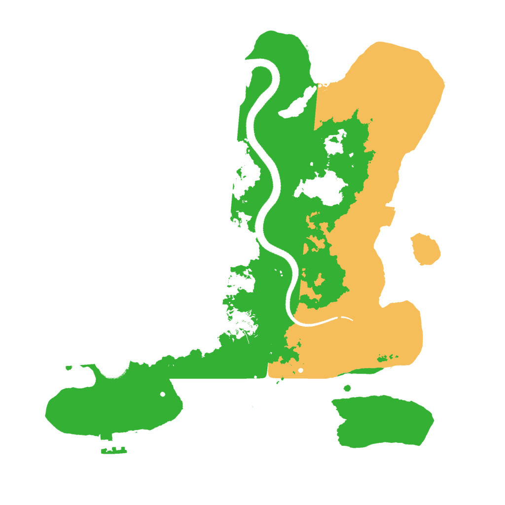 Biome Rust Map: Procedural Map, Size: 3000, Seed: 119214