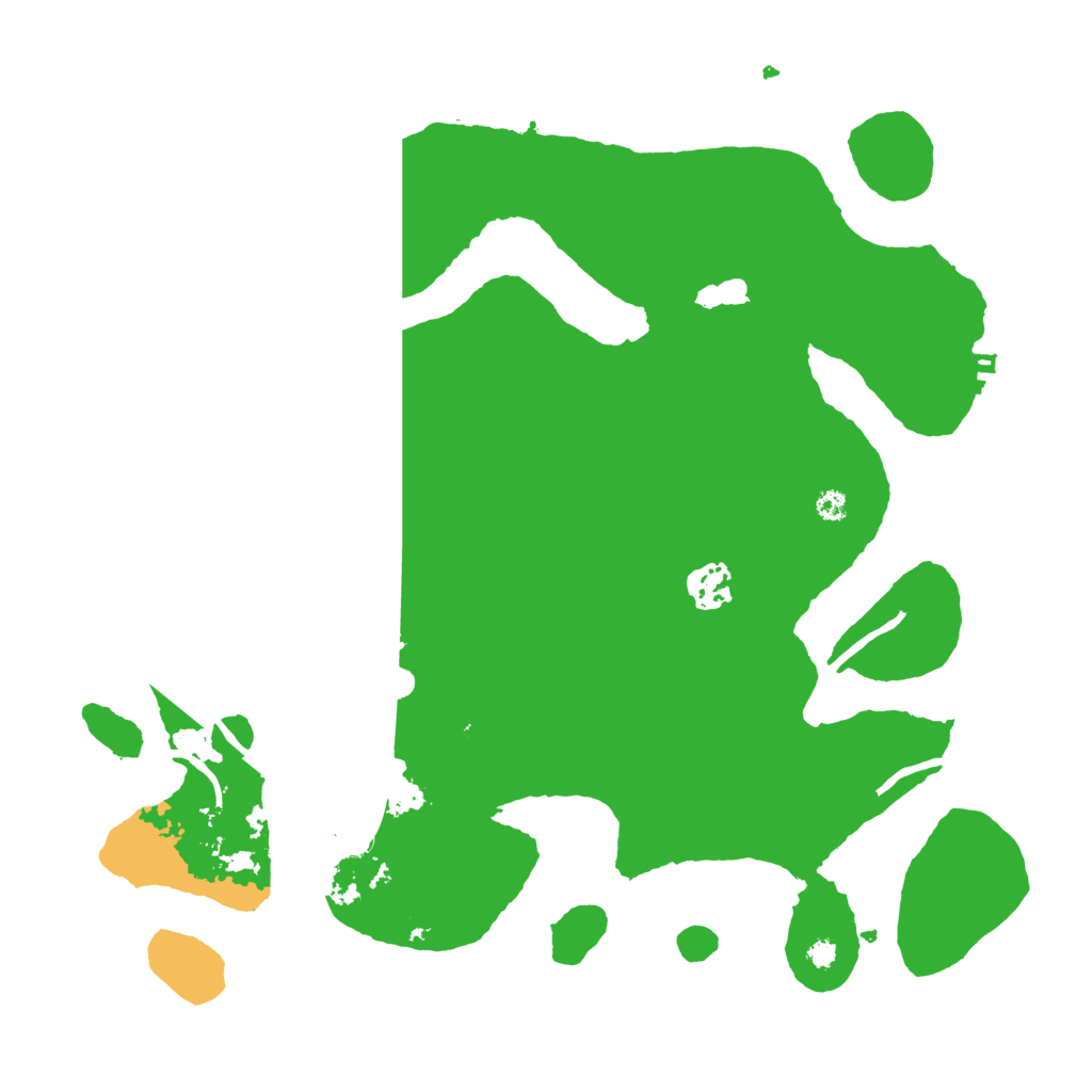 Biome Rust Map: Procedural Map, Size: 3500, Seed: 58774