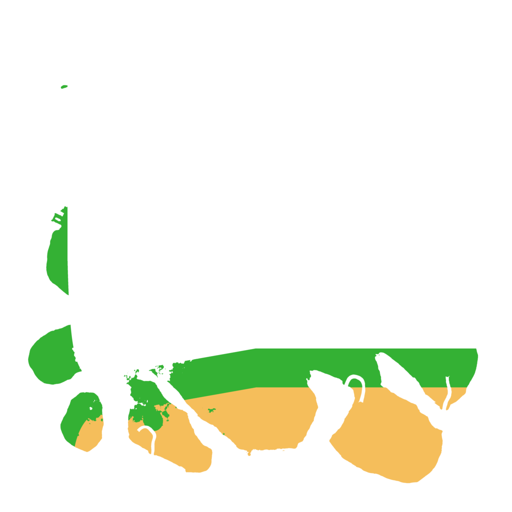 Biome Rust Map: Procedural Map, Size: 3550, Seed: 540203