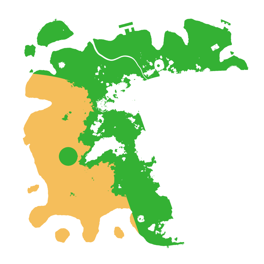 Biome Rust Map: Procedural Map, Size: 3750, Seed: 615148
