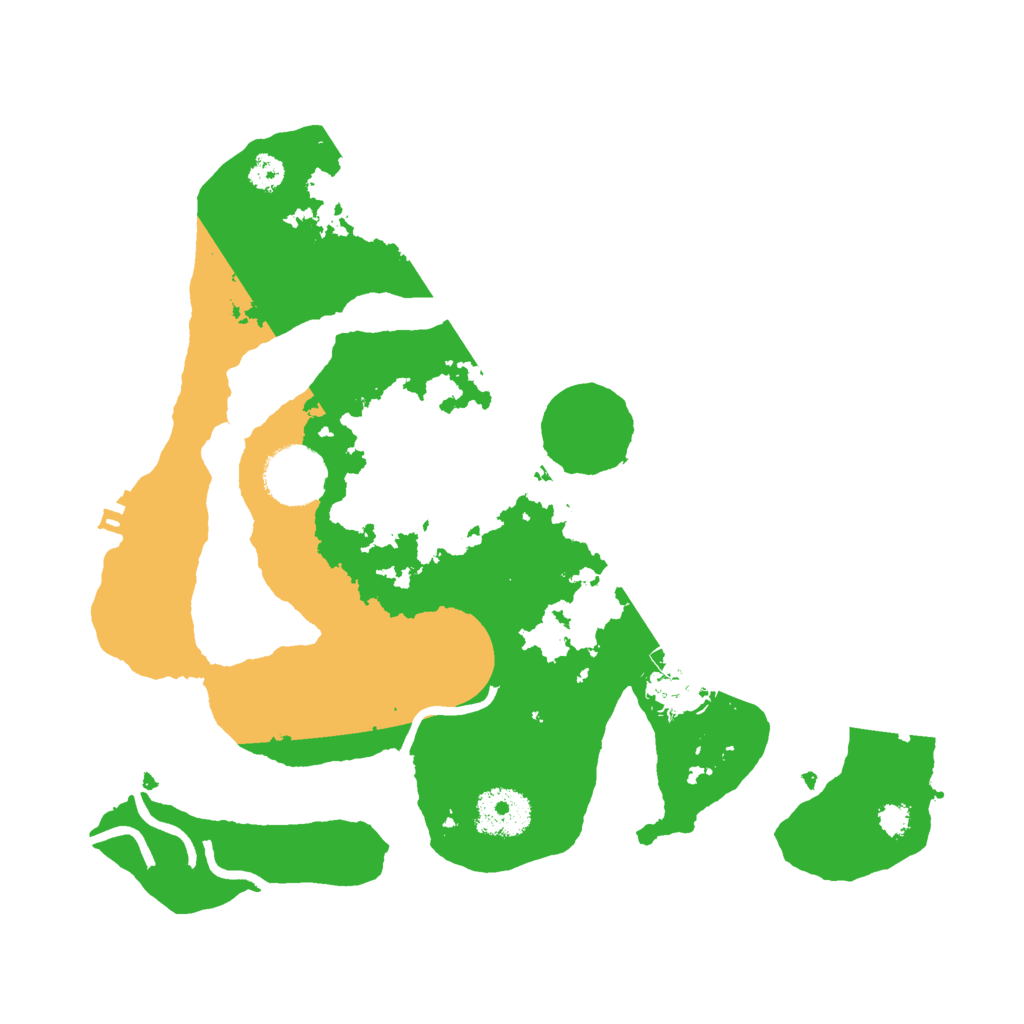 Biome Rust Map: Procedural Map, Size: 3000, Seed: 2432151