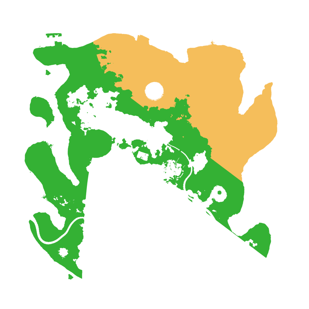 Biome Rust Map: Procedural Map, Size: 3000, Seed: 696969420