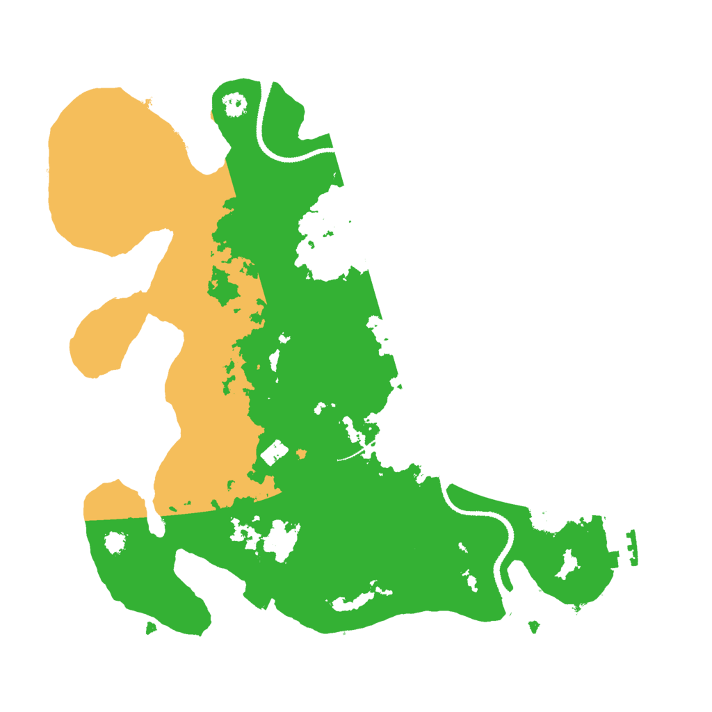 Biome Rust Map: Procedural Map, Size: 3000, Seed: 319635