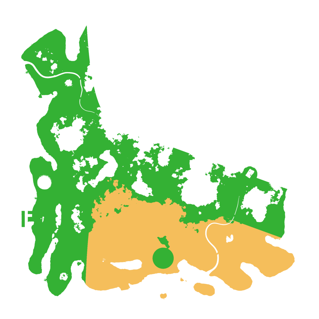 Biome Rust Map: Procedural Map, Size: 4000, Seed: 739012