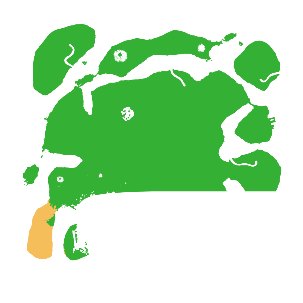 Biome Rust Map: Procedural Map, Size: 3500, Seed: 12154566