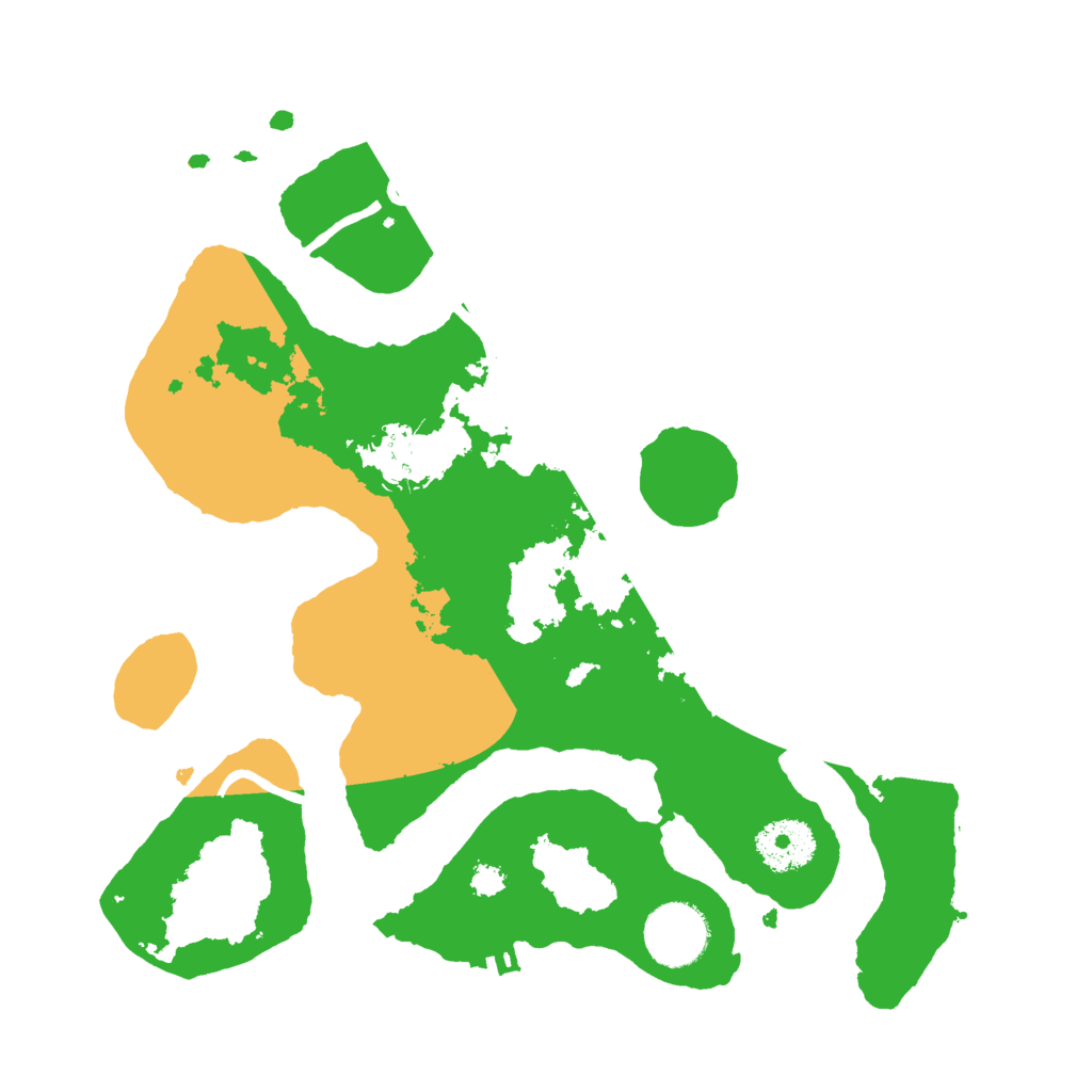 Biome Rust Map: Procedural Map, Size: 3000, Seed: 687486