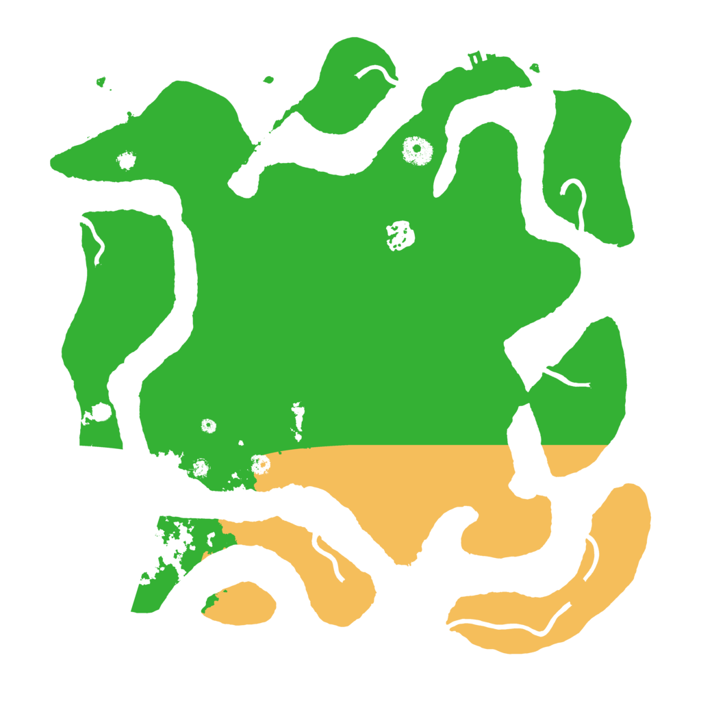 Biome Rust Map: Procedural Map, Size: 3550, Seed: 782132