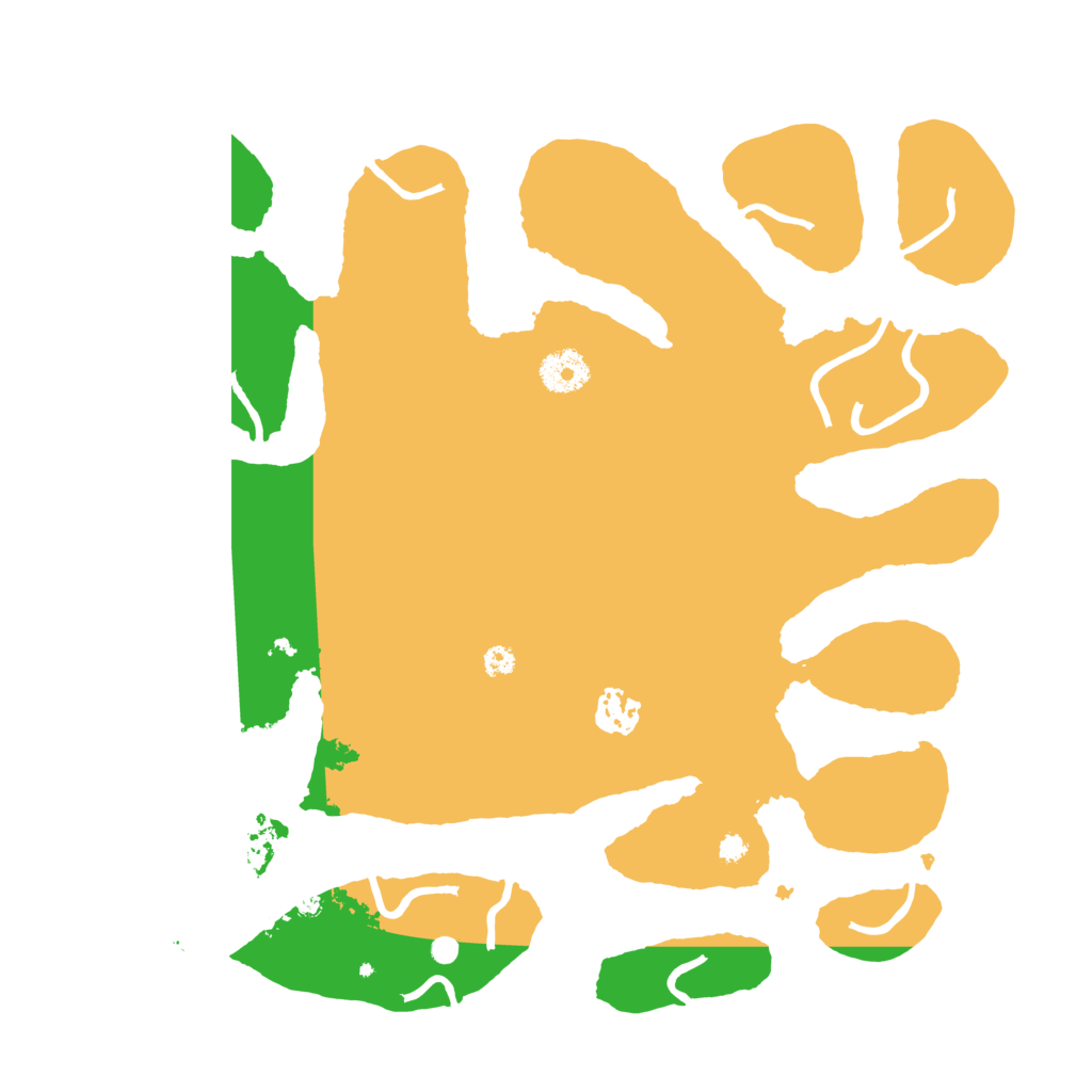 Biome Rust Map: Procedural Map, Size: 3550, Seed: 117879