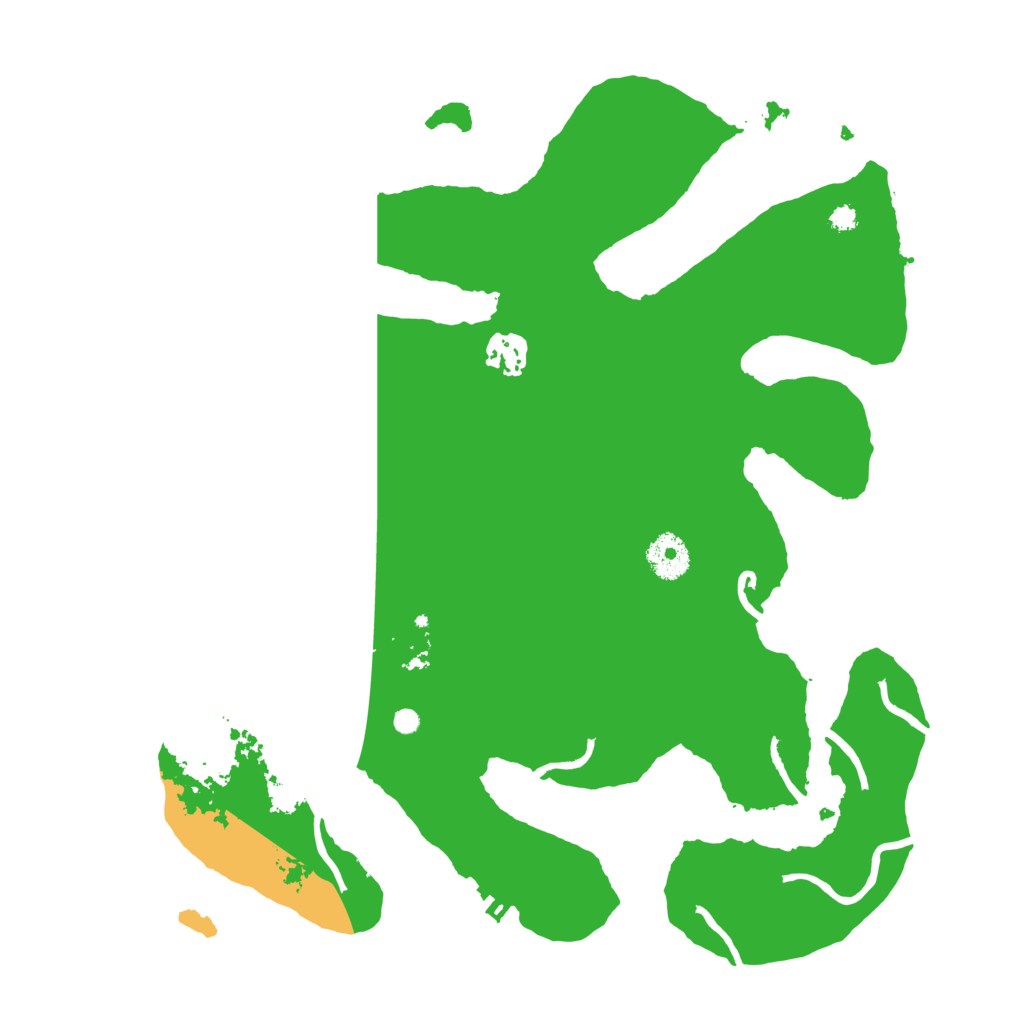 Biome Rust Map: Procedural Map, Size: 3550, Seed: 597244