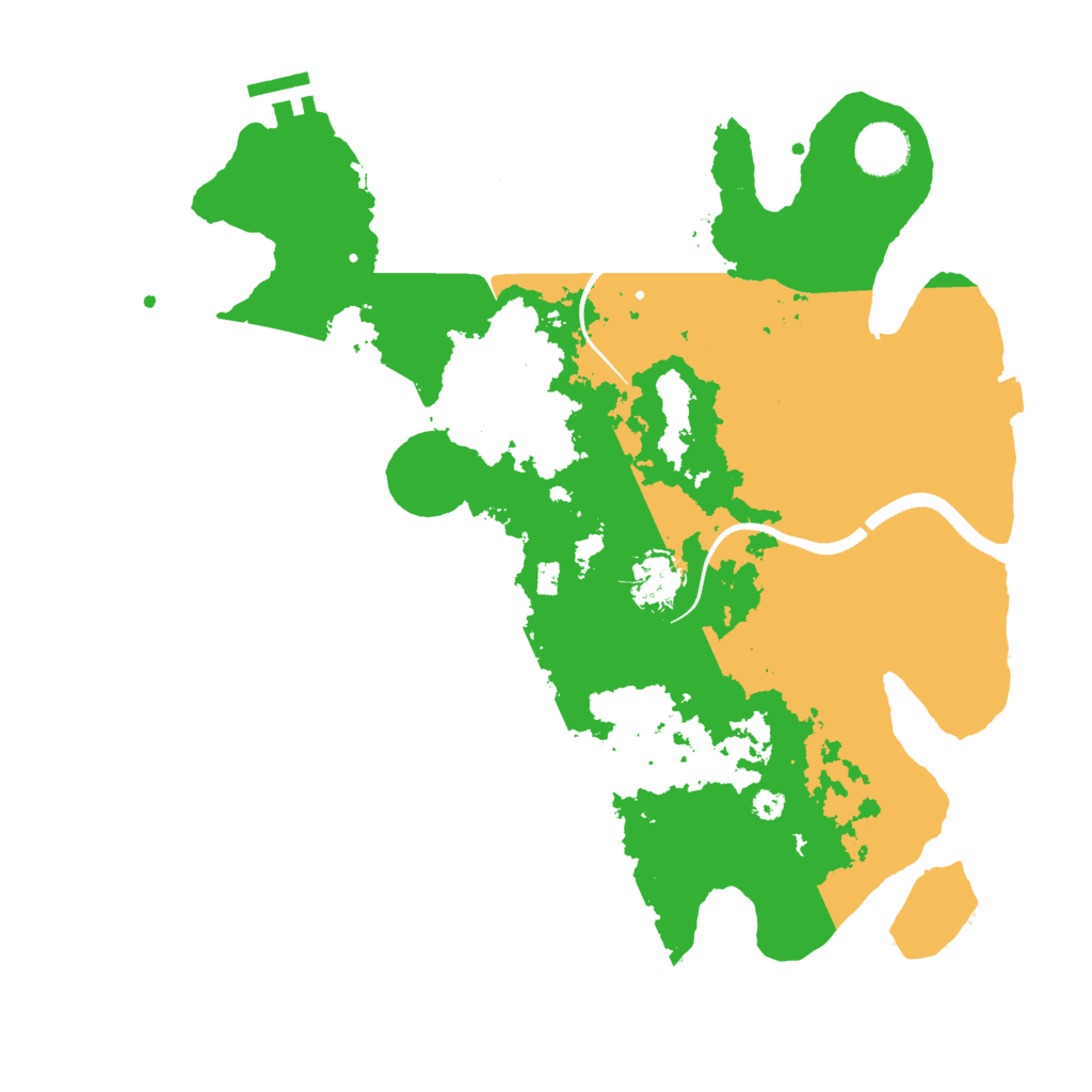 Biome Rust Map: Procedural Map, Size: 3550, Seed: 698213