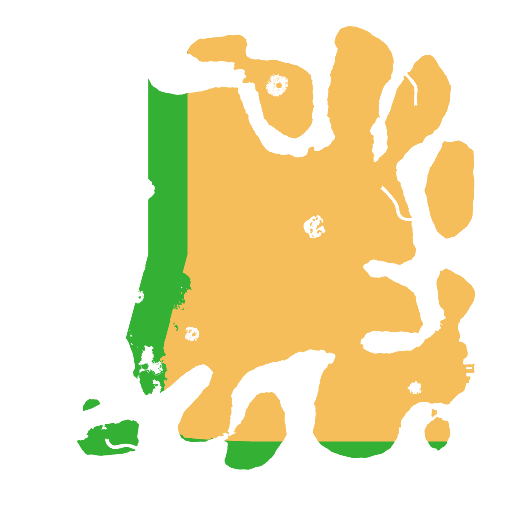 Biome Rust Map: Procedural Map, Size: 3550, Seed: 836132