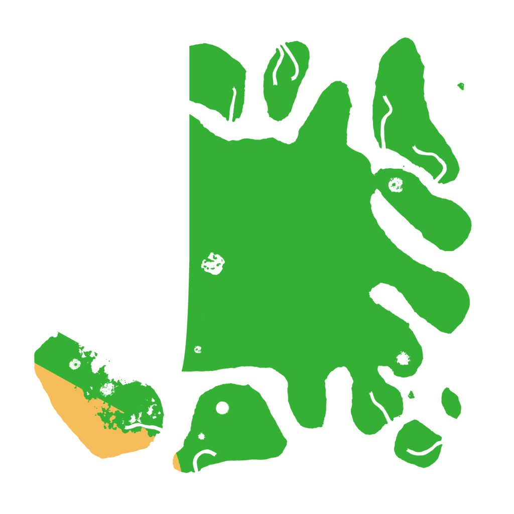 Biome Rust Map: Procedural Map, Size: 3550, Seed: 197237