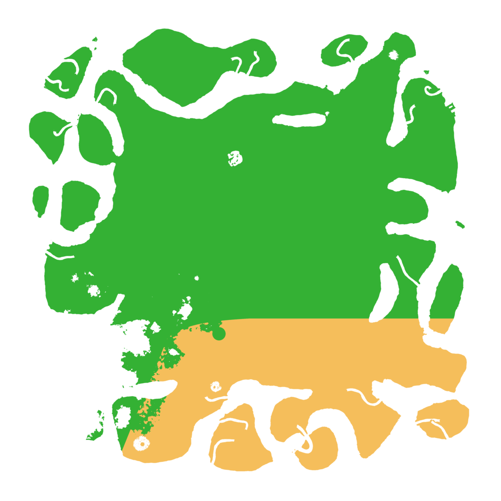 Biome Rust Map: Procedural Map, Size: 5000, Seed: 128014