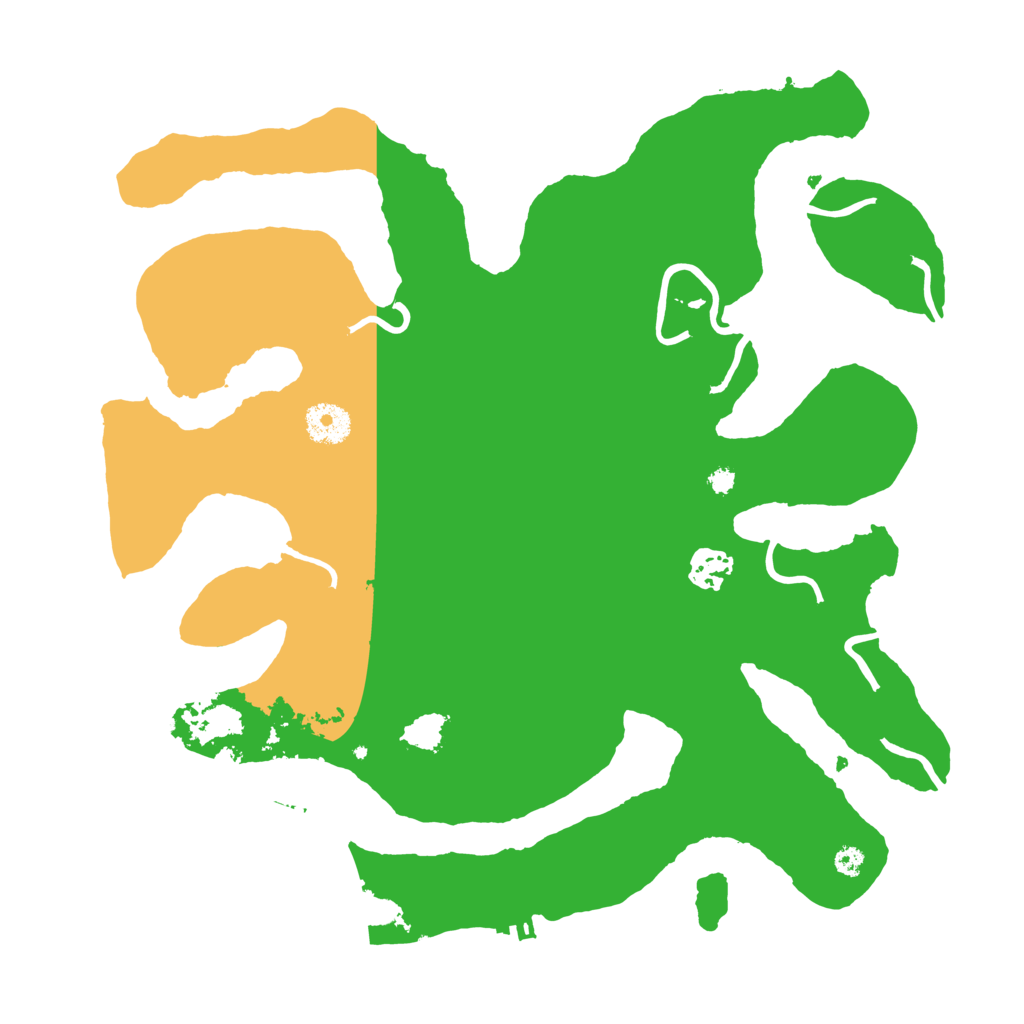 Biome Rust Map: Procedural Map, Size: 3550, Seed: 993399