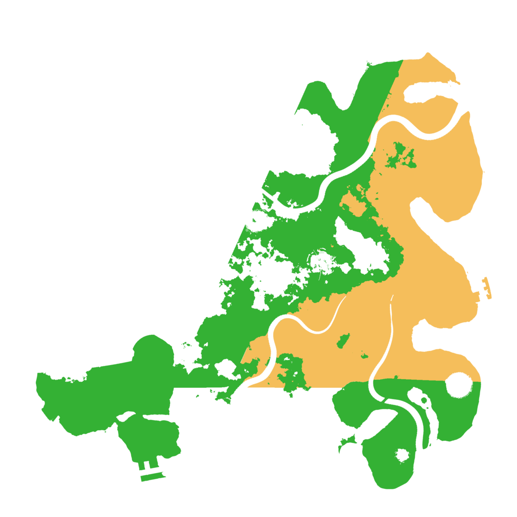 Biome Rust Map: Procedural Map, Size: 3550, Seed: 272791