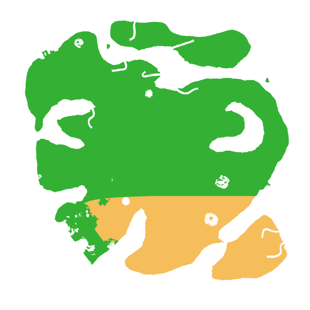 Biome Rust Map: Procedural Map, Size: 3500, Seed: 143898420