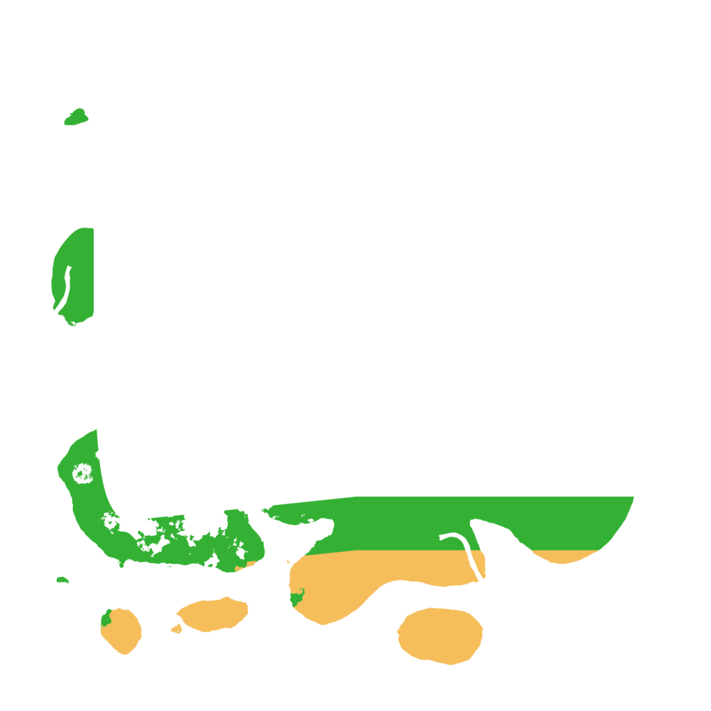 Biome Rust Map: Procedural Map, Size: 3500, Seed: 1617548549