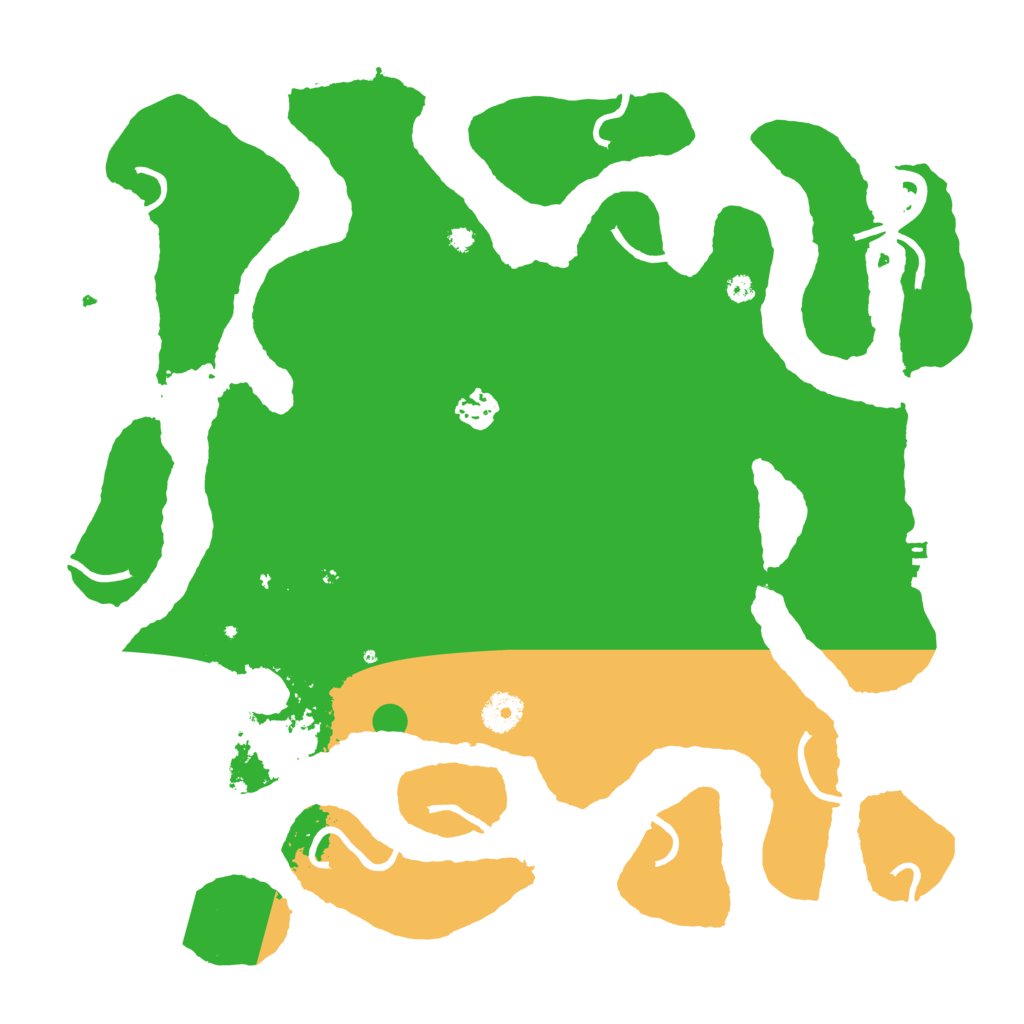 Biome Rust Map: Procedural Map, Size: 3850, Seed: 8834